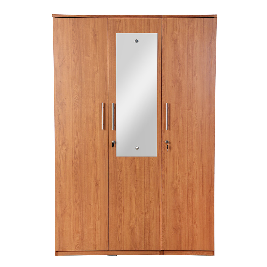 Velora 3 Door Wardrobe (Light Walnut)