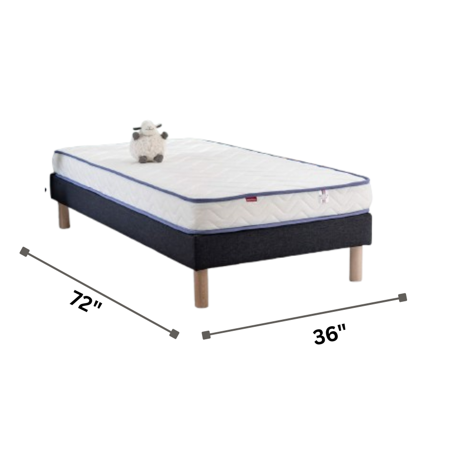 Set Of two Foam Mattress (72 x 36) in Blue white color By SleepCraft.
