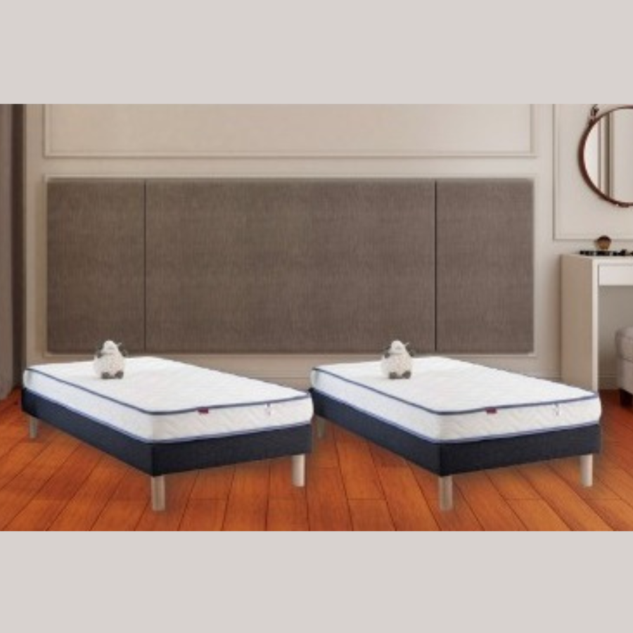 Set Of two Foam Mattress (72 x 36) in Blue white color By SleepCraft.