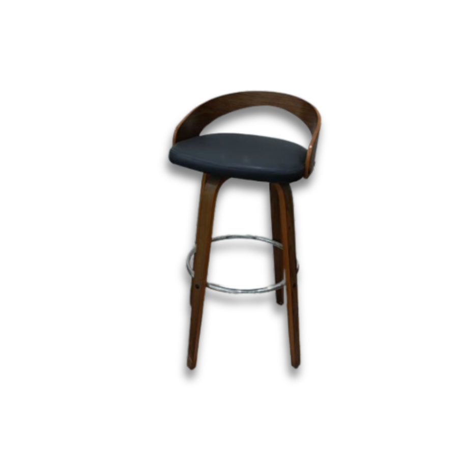 Royal Bar stool in Walnut finish