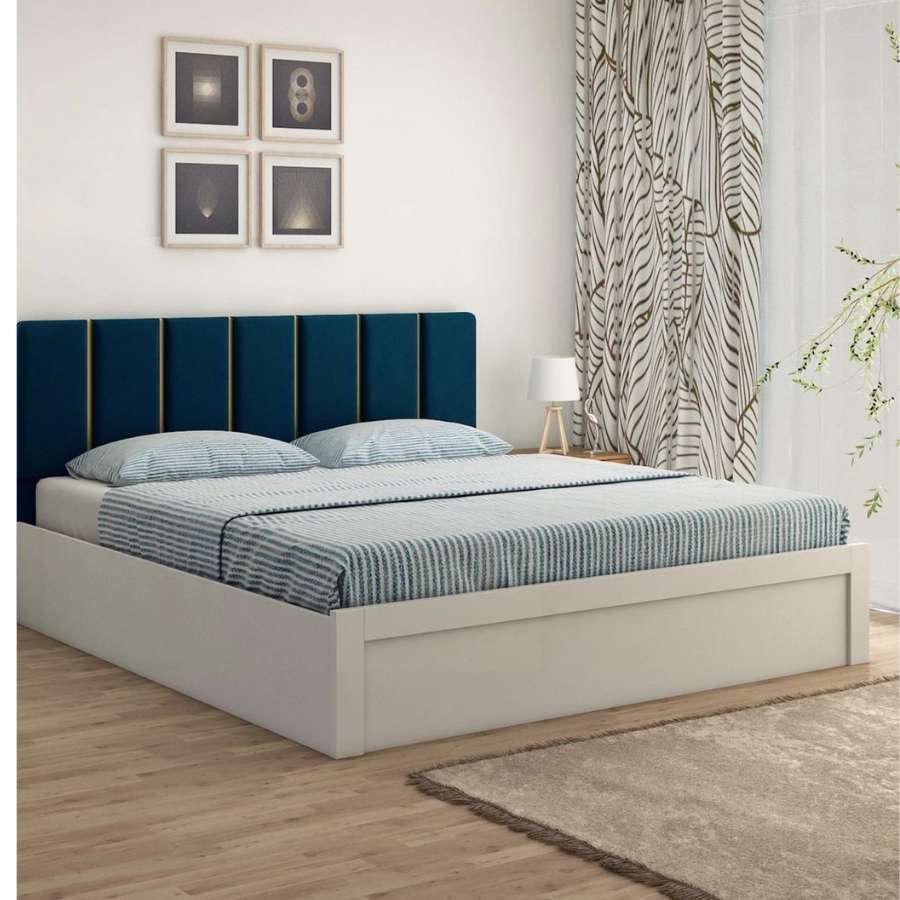 Queen Size Upholstered Bed without Storage | Rentofab