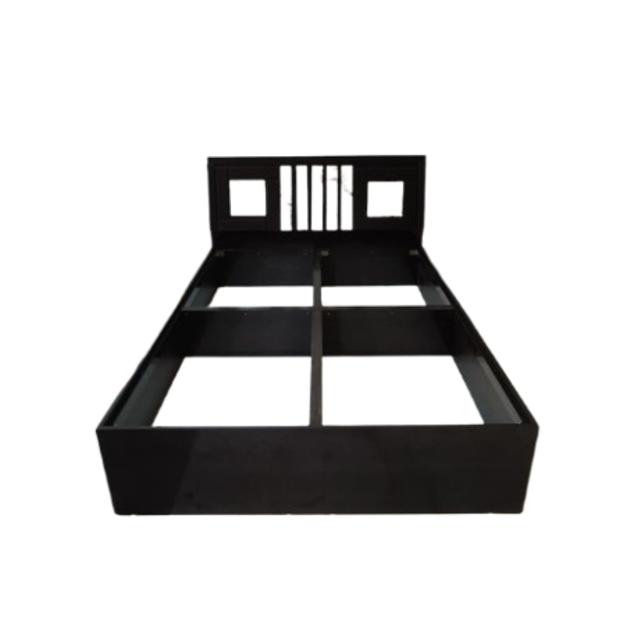 Vibes Engineer wood Queen Size Storage Bed Natural  (78*60 inch)