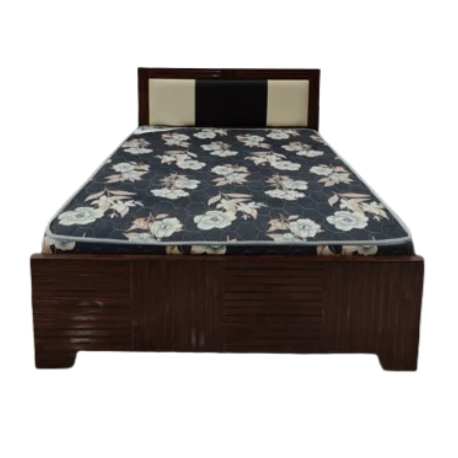 King size Pure HR Foam Mattress in floral Design (78*72 inch) By SleepCraft.